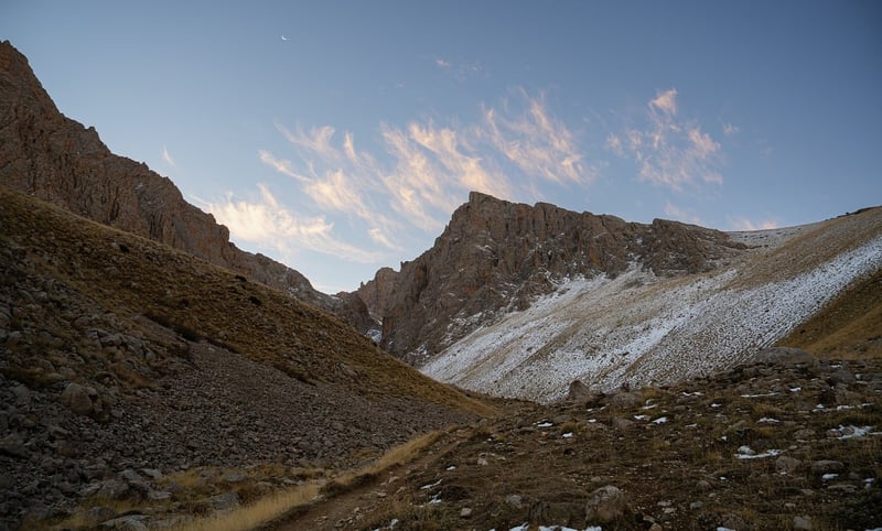 Hiking in the mountains